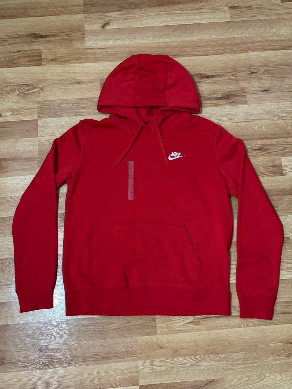 Red Nike Pullover Hoodie